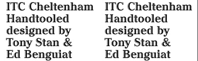 ITC Cheltenham Handtooled