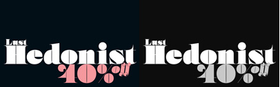 Extremely heavy and elegant‚ Lust Hedonist‚ from @positype. 40% off until May 2.