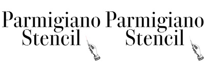 Parmigiano Stencil by @typotheque