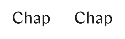 Chap‚ a high contrast sans serif‚ by @schicktoikka