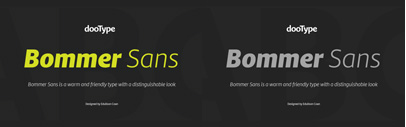 Bommer Sans by dooType