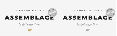 Assemblage by @Latinotype. Assemblage Complete Family is 69% off until Oct 1.