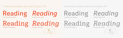 The Ivy Foundry launched. IvyStyle TW and IvyStyle Sans are available.