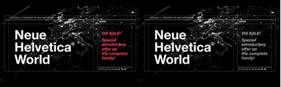 Linotype released Neue Helvetica World.