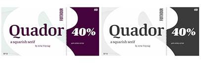 Quador designed by Arne Freytag. 40% off until January 15.