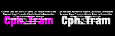 A2-Type released CPH Tram Sans.