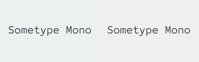 Dharma Type released Sometype Mono.