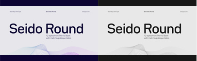 Branding with Type released Bw Seido Round.