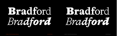 @lineto_com released Bradford and Bradford Mono designed by Laurenz Brunner.