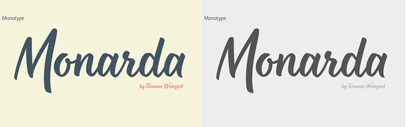 Monotype released Monarda.