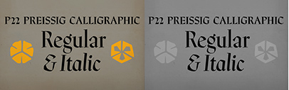 P22 released P22 Preissig Calligraphic.