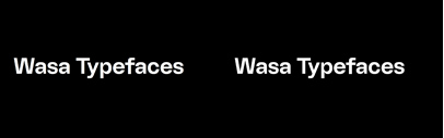 Pizza Typefaces released Wasa.