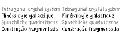 Mineral — tetragonal typefaces by BenBenWorld