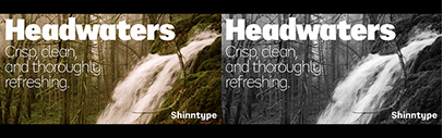 Shinntype released Headwaters.