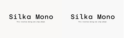 Atipo Foundry released Silka Mono.