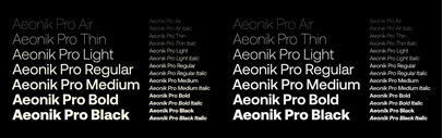 CoType Foundry released Aeonik Pro.