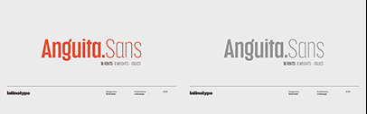 Latinotype released Anguita Sans designed by Sofia Mohr.
