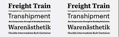 Monokrom released Fabric Sans and Fabric Serif.