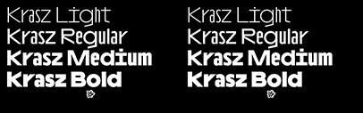 nice to type released Krasz designed by Gabriel Richter and Andreas Uebele.