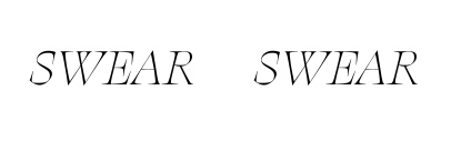  Swear was updated to version 1.0 and graduated from Future Fonts.