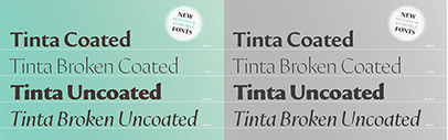 Tipografies released Tinta.