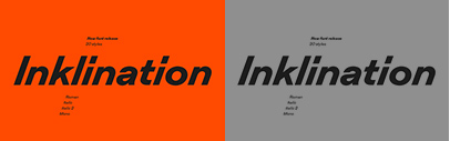 Emtype Foundry released Inklination.