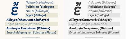 Chercán now supports polytonic Greek.