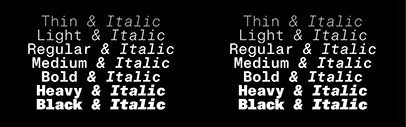Monument Grotesk Mono and Semi-Mono were expanded.