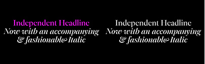 A2-Type added an italic to Independent Headline.