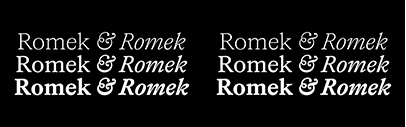 The Designers Foundry released Romek.