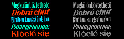 Pangram Pangram Foundry released Right Gothic.