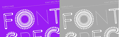 Purple Haze designed by Daniël Maarleveld and Edgar Walthert was added to Future Fonts.