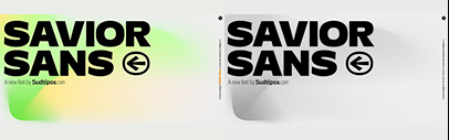 Sudtipos released Savior Sans designed by Andrés Felipe Ramírez.