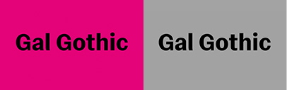 Blackletra Type Foundry released Gal Gothic.