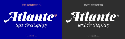 Type Together released Atlante designed by Yorlmar Campos and Martín Sesto.