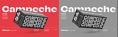 Latinotype released Campeche designed by Sofia Mohr.