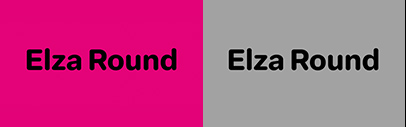 Blackletra Type Foundry released Elza Round.