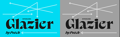 Positype released Glazier designed by Potch Auacherdkul.
