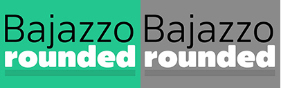Schriftlabor released Bajazzo Rounded designed by Lisa Schultz.