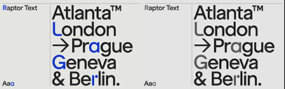 Superior Type released Raptor Text.
