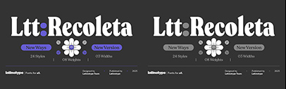 Latinotype released Ltt Recoleta‚ a new version of Recoleta.