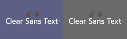 Clear Sans Text and Clear Sans Screen by Positype