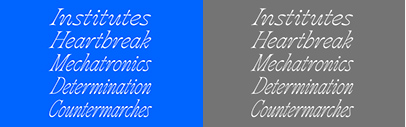 Frere-Jones Type released Constrictor designed by Fred Shallcrass.