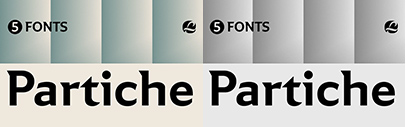 Lipton Letter Design released Partiche.