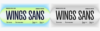 TipoType released Wings Sans.