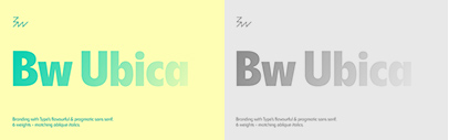 Branding with Type released Bw Ubica.