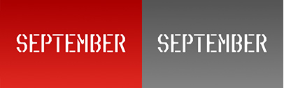 September’s font of Font of the Month Club is Slight Chance Stencil.