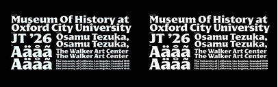 July Type released JT Disway designed by Pauline Fourest.