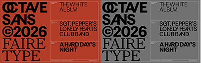 Faire Type released Octave Sans.