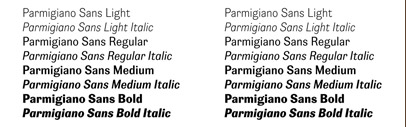 Parmigiano Type Family designed by Riccardo Olocco and @jonathanpierini
